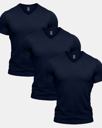 All Navy V-Neck 3 Pack