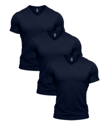 All Navy V-Neck 3 Pack