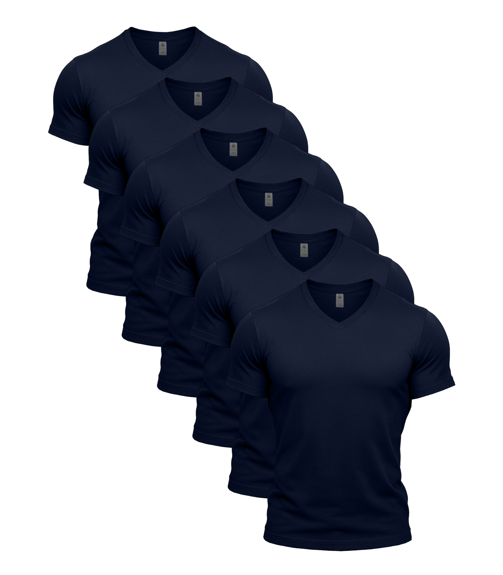All Navy V-Neck 6 Pack