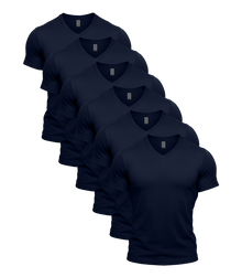 All Navy V-Neck 6 Pack