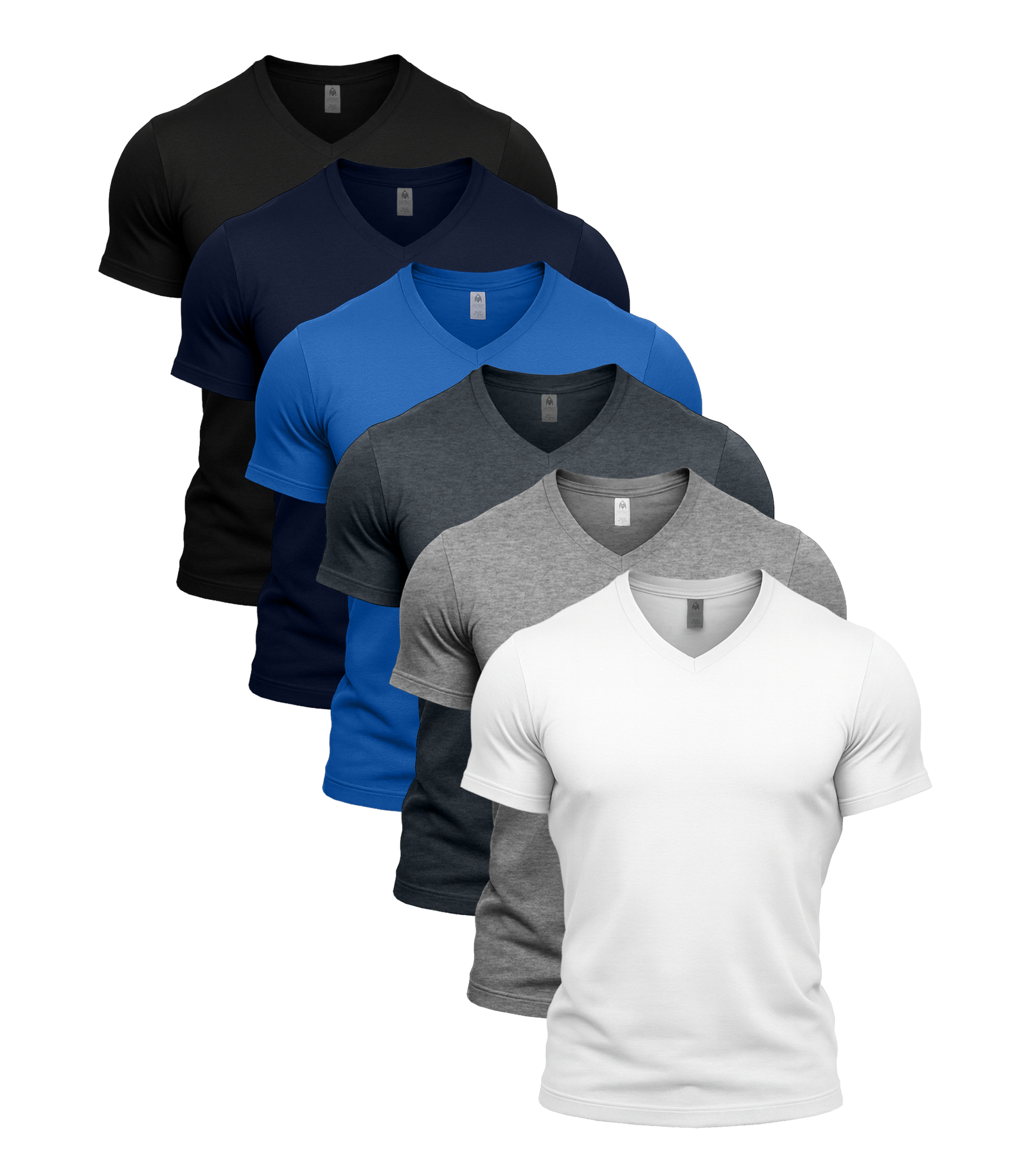 Multi Colour V-Neck 6 Pack