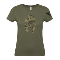 Spartan Forged Woodland Camo - Women's Gym T-Shirt