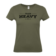 Train HEAVY - Women's Gym T-Shirt