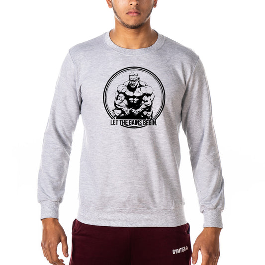 Let The Gains Begin - Gym Sweatshirt