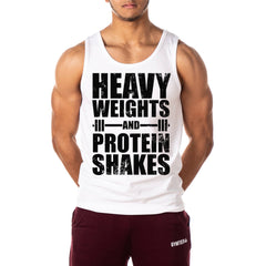 Heavy Weights & Protein Shakes Gym Vest