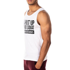 Shut up and Squat No Excuses Gym Vest