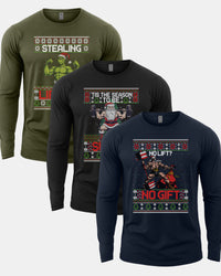Merry Liftmas Longsleeve 3 Pack