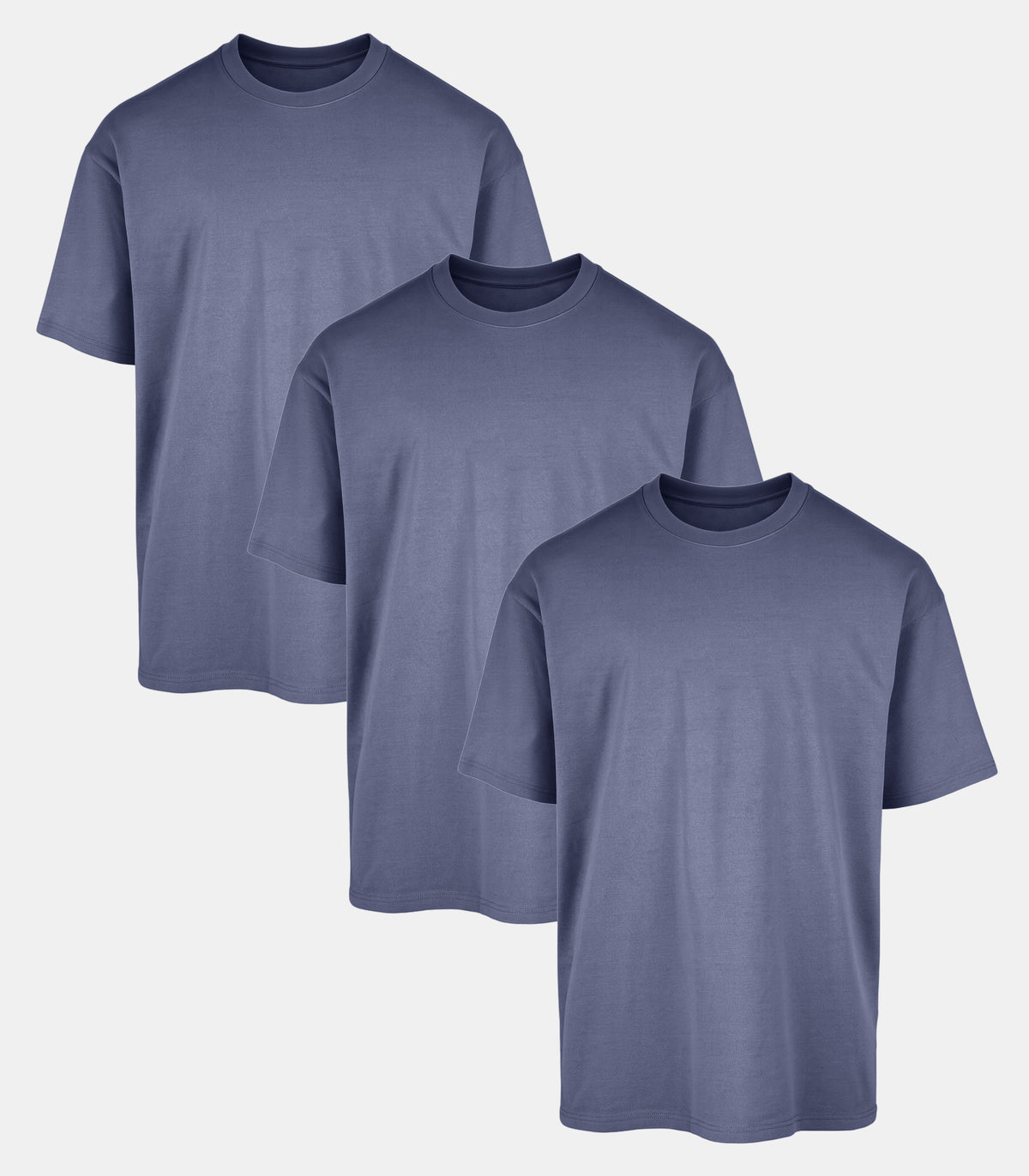 All Blue Oversized Tee 3 Pack