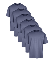 All Blue Oversized Gym T-Shirt 6 Pack