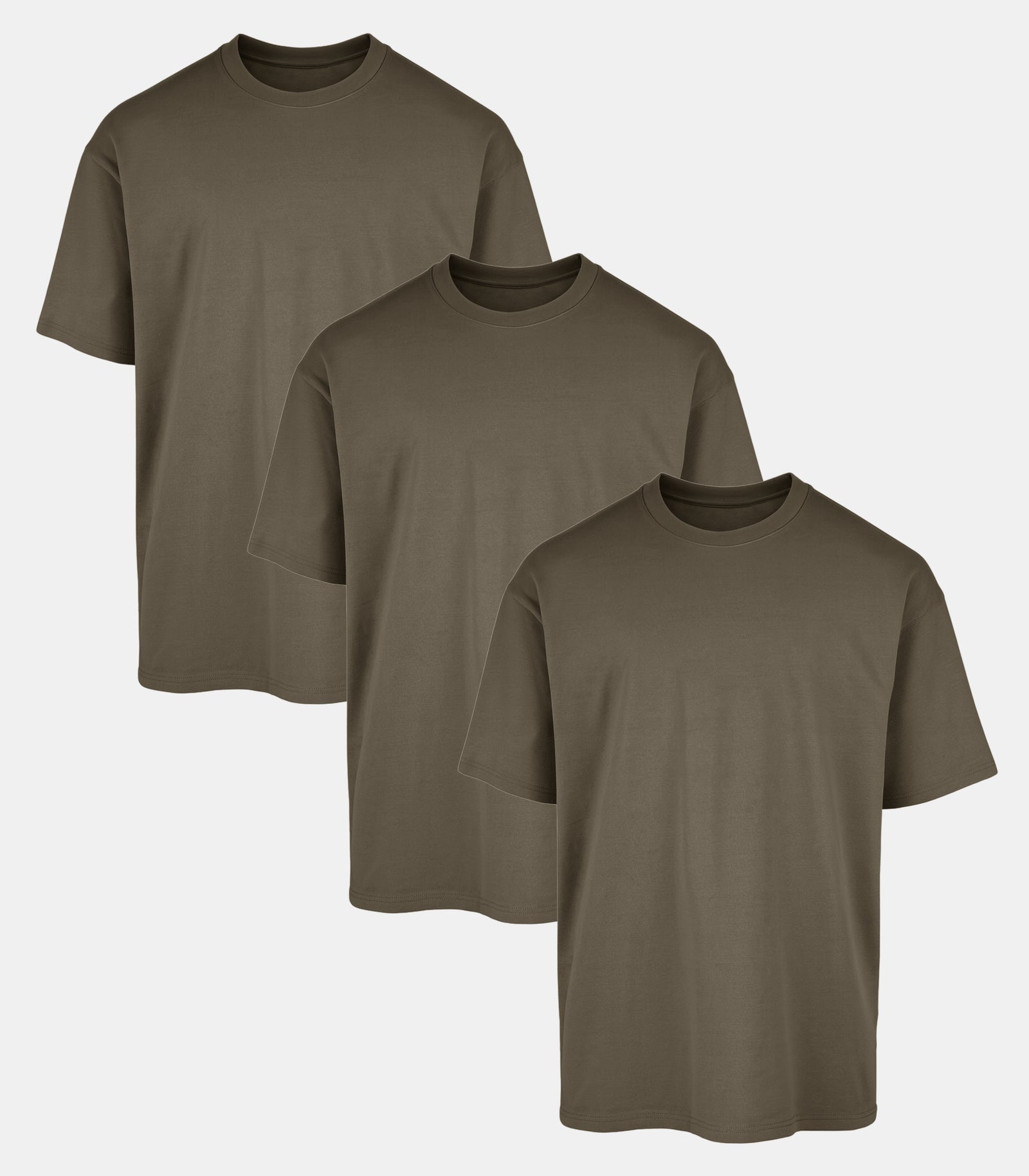All Green Oversized Gym T-Shirt 3 Pack