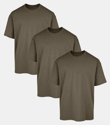 All Green Oversized Gym T-Shirt 3 Pack