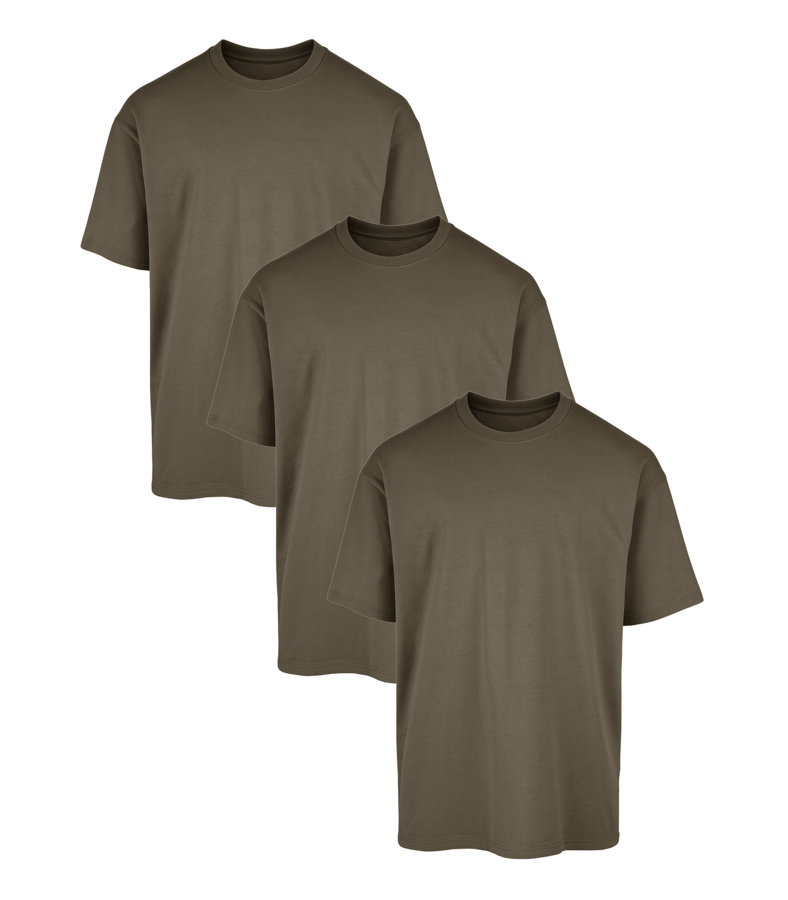 All Green Oversized Gym T-Shirt 3 Pack