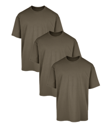 All Green Oversized Gym T-Shirt 3 Pack
