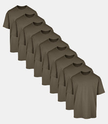 All Green Oversized Gym T-Shirt 9 Pack