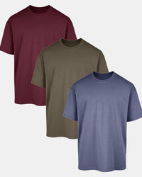 Multi Colour Oversized Tee 3 Pack