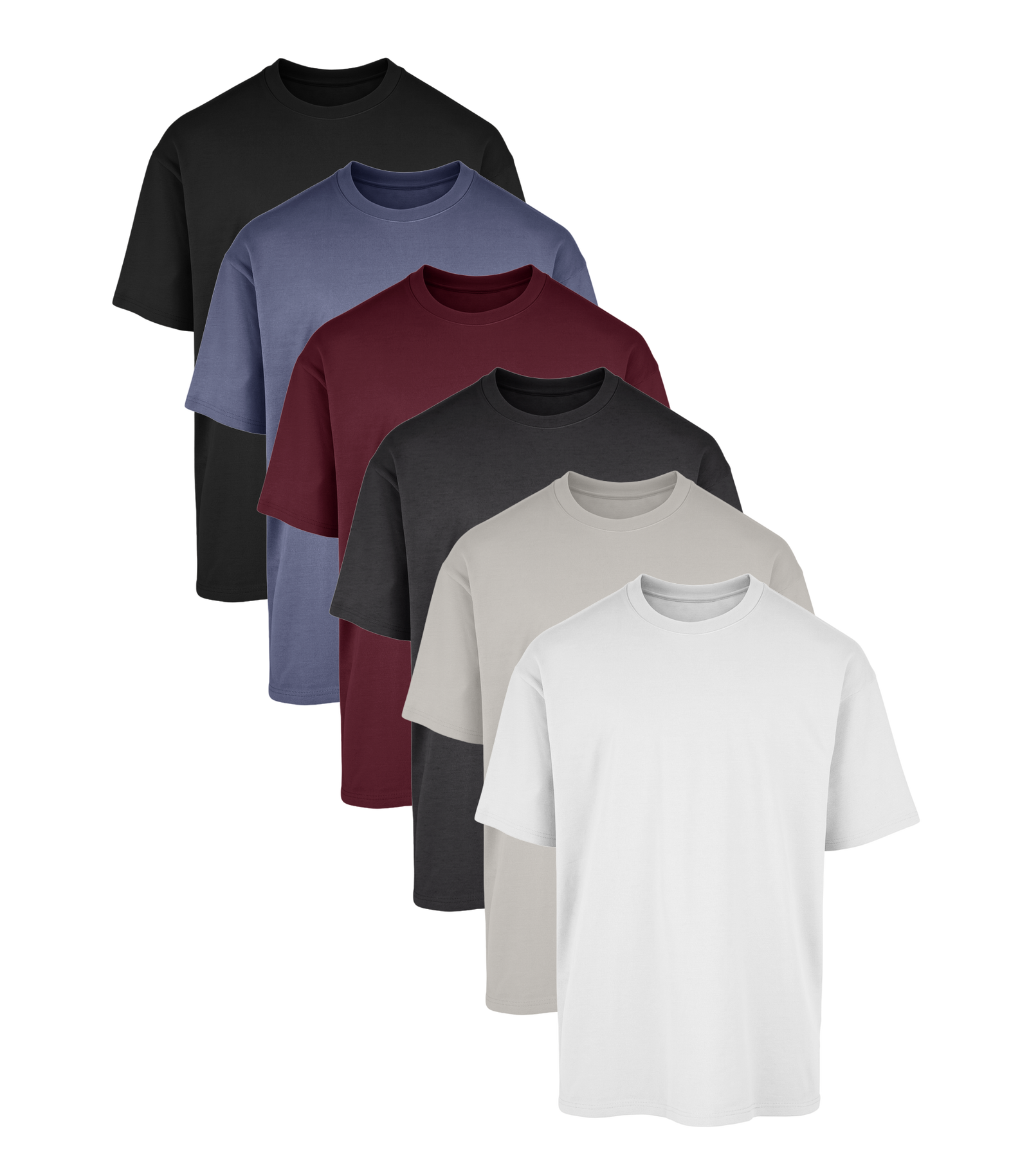 Standard Oversized Gym T-Shirt 6 Pack