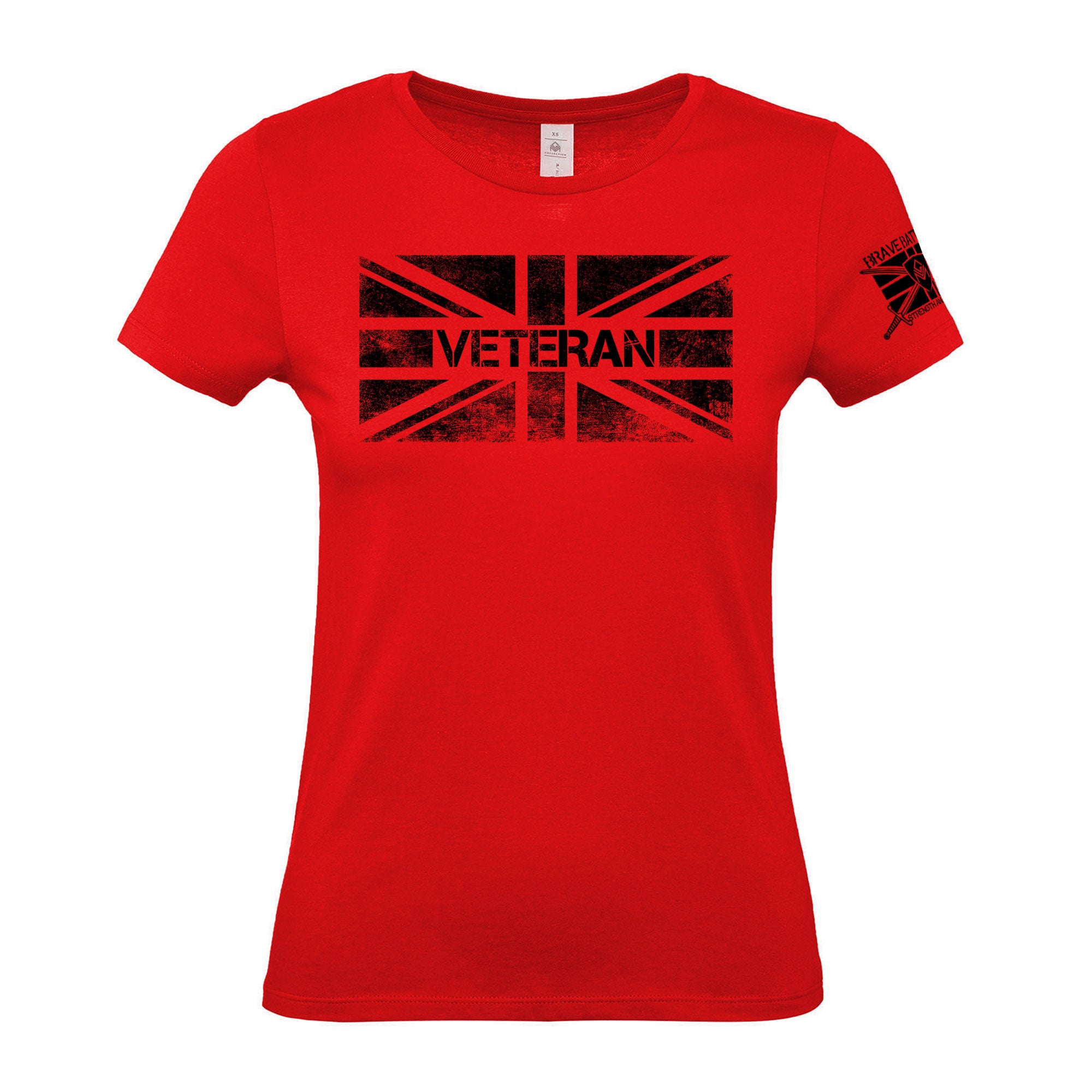 Veteran UK Flag - Women's Gym T-Shirt