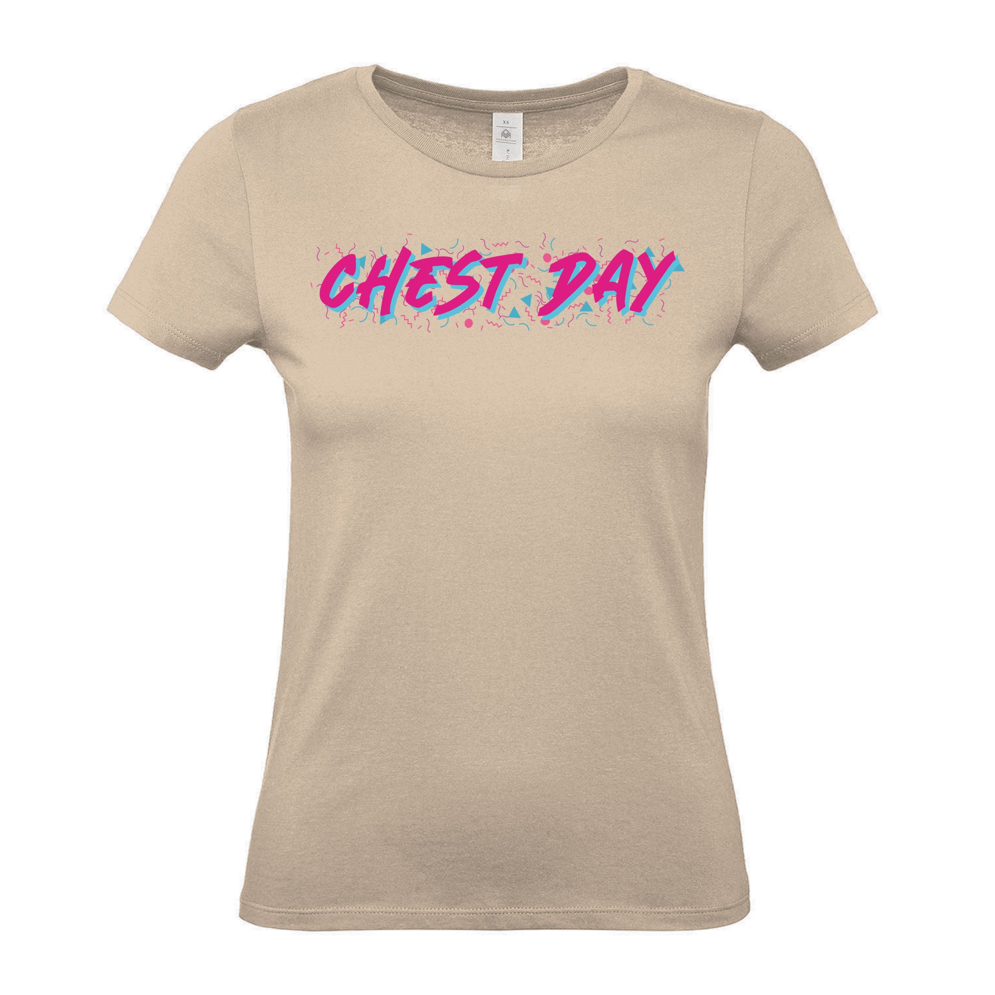 Retro Chest Day - Women's Gym T-Shirt