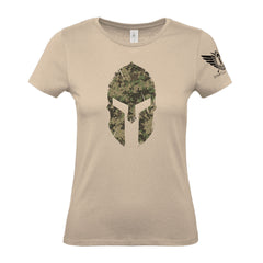 Spartan Forged Woodland Camo - Women's Gym T-Shirt