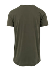 Long Scoop Olive T-Shirt