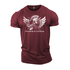 Spartan Forged Strength In Discipline - Gym T-Shirt