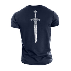 Spartan Forged Strength In Discipline Sword - Gym T-Shirt