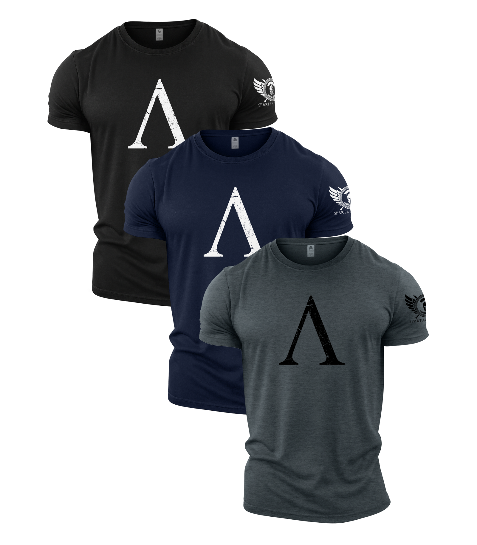 Spartan Symbol Gym T-Shirt 3 Pack