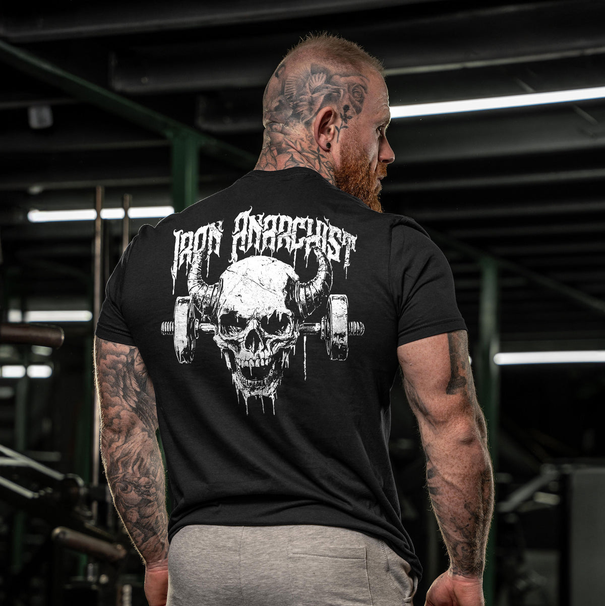 Iron Anarchist Devil's Skull - Gym T-Shirt