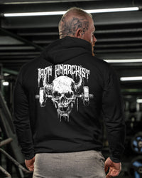 Iron Anarchist Devil's Skull- Gym Hoodie