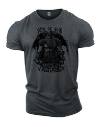 Sons Of Odin Training For Valhalla - Gym T-Shirt