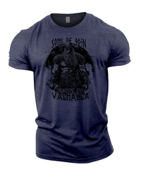 Sons Of Odin Training For Valhalla - Gym T-Shirt