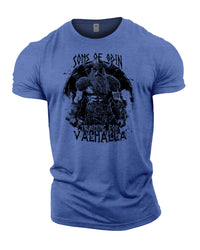 Sons Of Odin Training For Valhalla - Gym T-Shirt