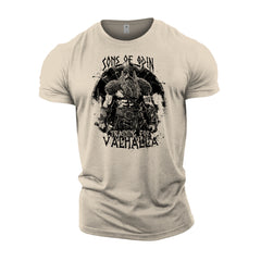 Sons Of Odin Training For Valhalla - Gym T-Shirt