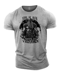 Sons Of Odin Training For Valhalla - Gym T-Shirt