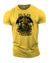 Sons Of Odin Training For Valhalla - Gym T-Shirt