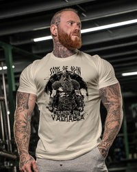 Sons Of Odin Training For Valhalla - Gym T-Shirt