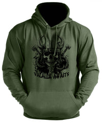 Sons Of Odin Valhalla Awaits - Gym Hoodie