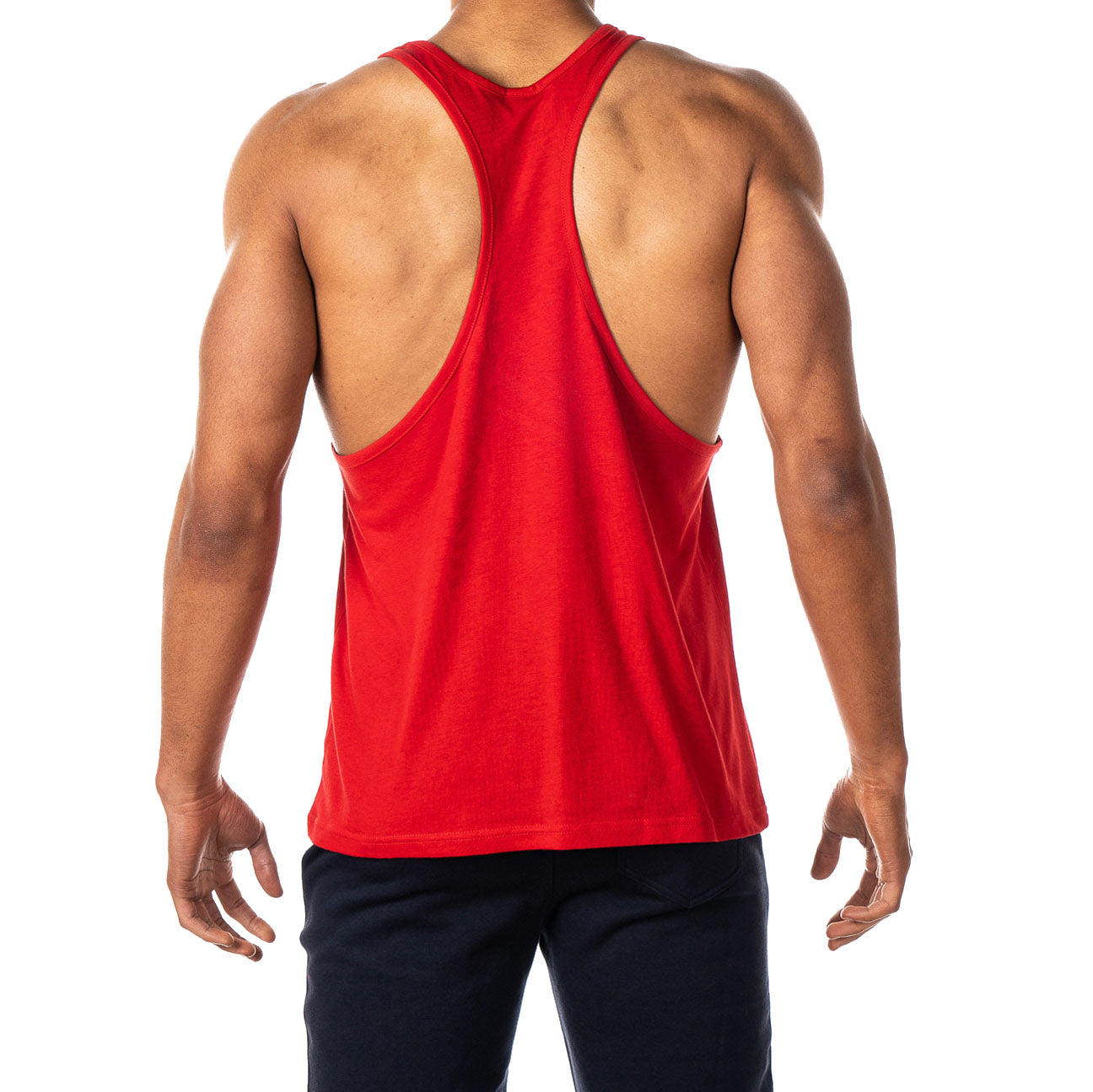 Muscle Cut Stringer Workout Tank Top T-Shirt by American Apparel