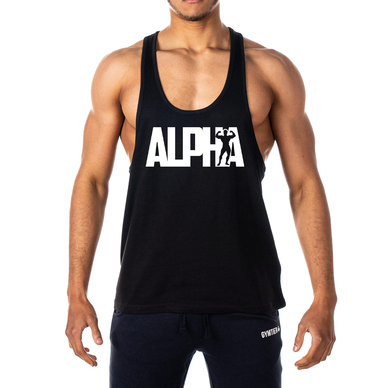 Alpha Mens Gymtier Stringer – Top Tank