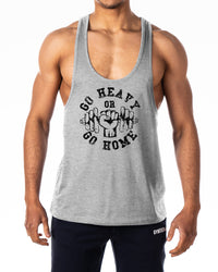 Go Heavy Or Go Home Mens Stringer Tank Top