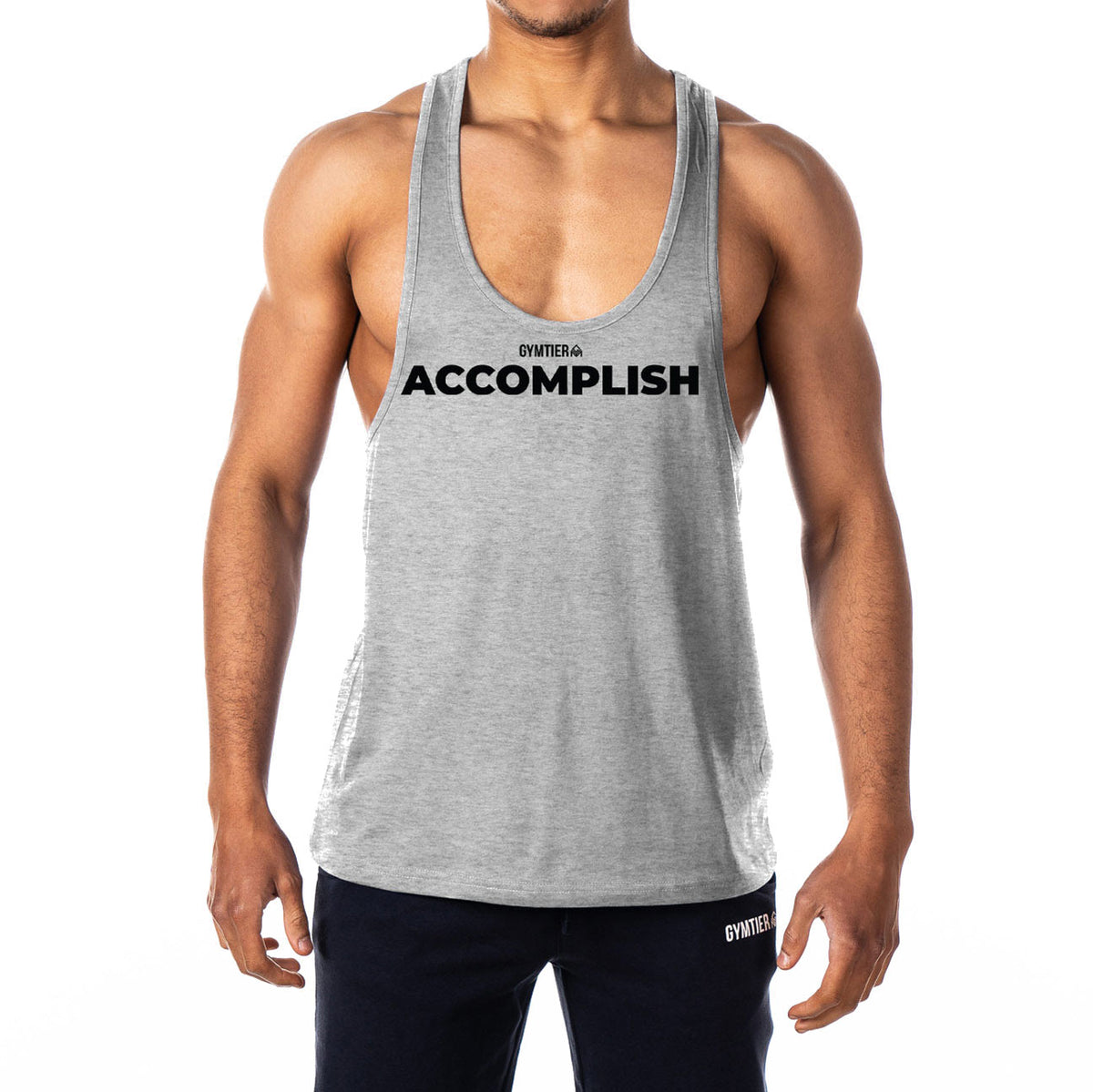Accomplish Mens Stringer Tank Top