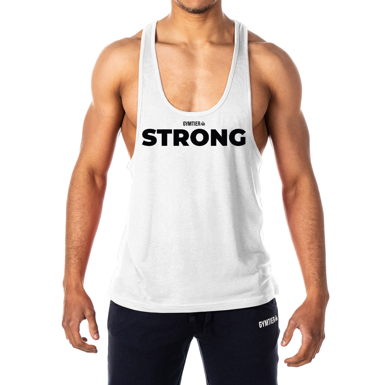 Strong Mens Stringer Tank Top