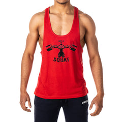 Shut Up And Squat Mens Stringer Tank Top