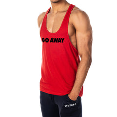 Go Away Mens Stringer Tank Top