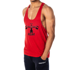 Shut Up And Squat Mens Stringer Tank Top