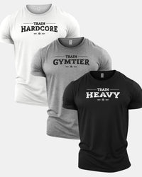 Train Heavy Gym T-Shirt 3 Pack