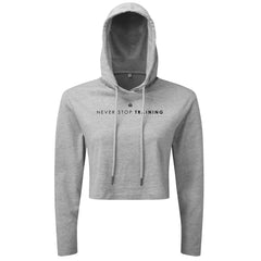 Never Stop Training - Cropped Hoodie