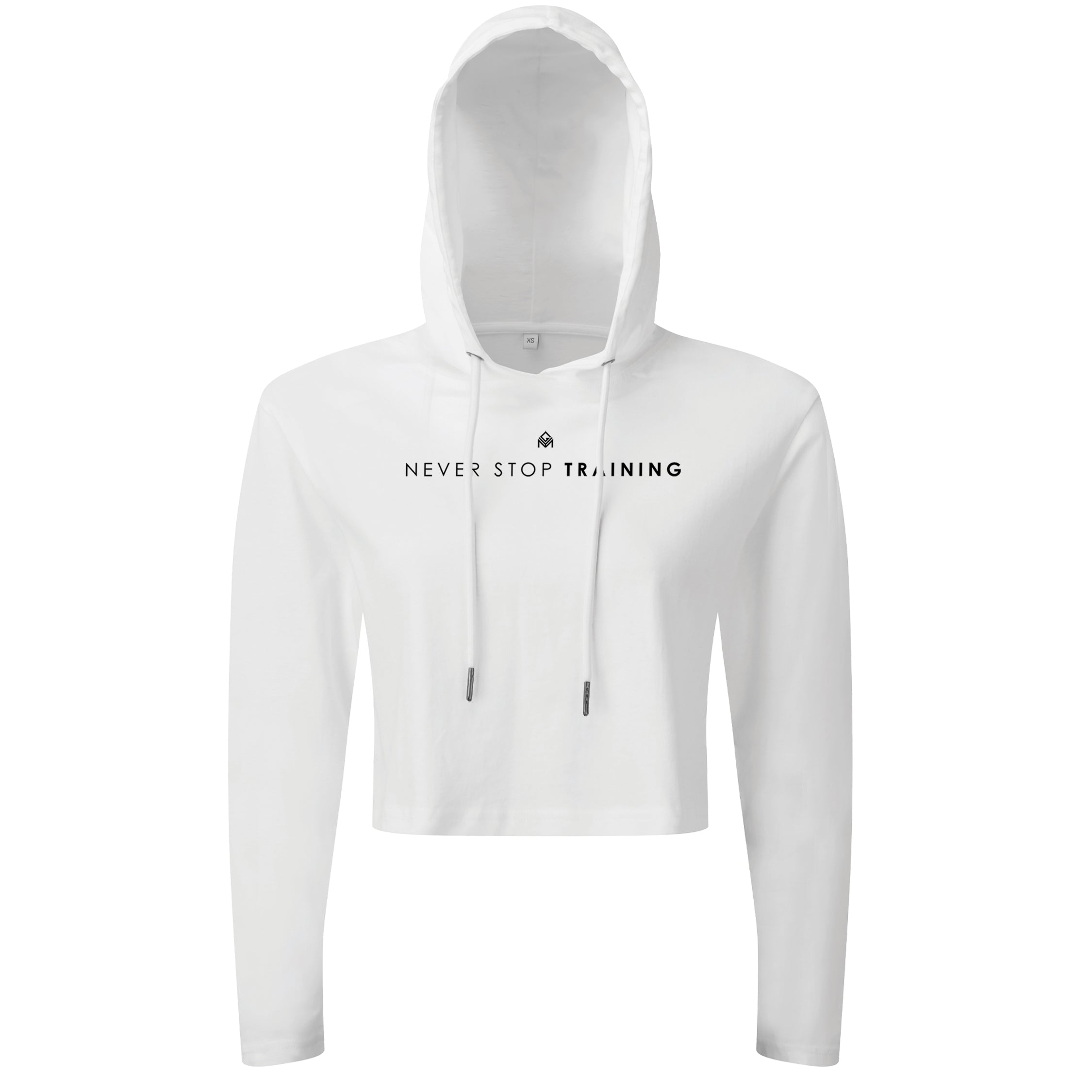Never Stop Training - Cropped Hoodie