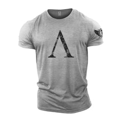 Spartan Symbol Hex Camo - Spartan Forged - Gym T-Shirt