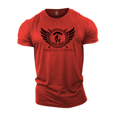 Spartan Forged Chest Emblem - Spartan Forged - Gym T-Shirt